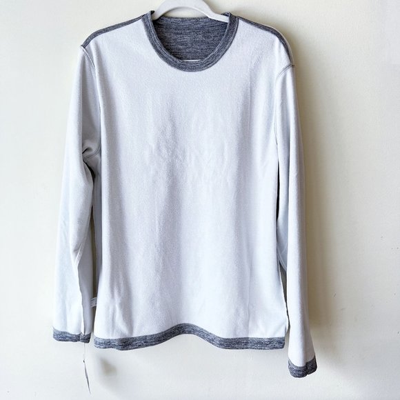 NEW! Michael Kors Double LOGO Grey Pull Over Sweatshirt Top- Size M - Picture 7 of 14